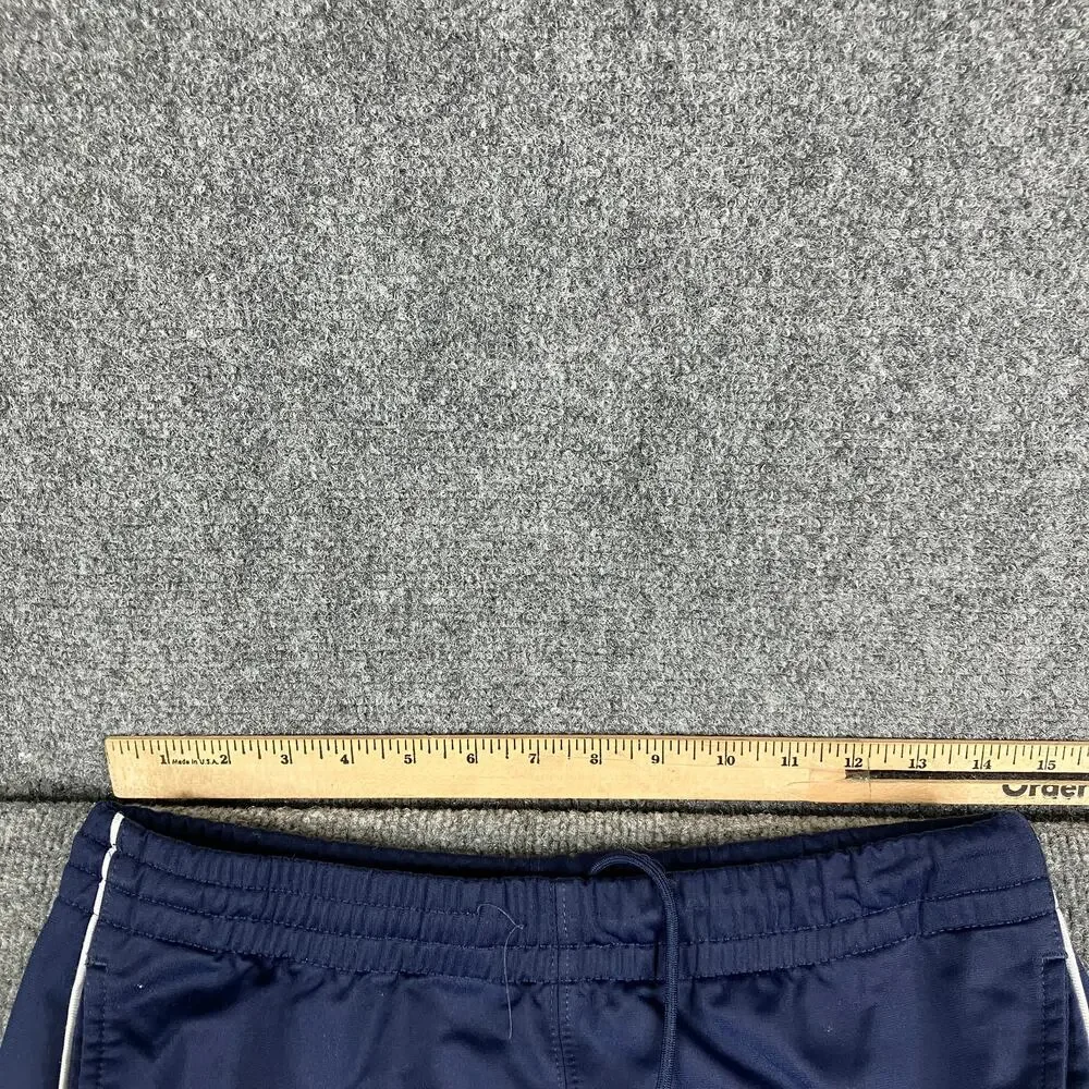 New Balance Track Pants Kids Medium Navy Blue Striped Athletic Joggers Stretch‎